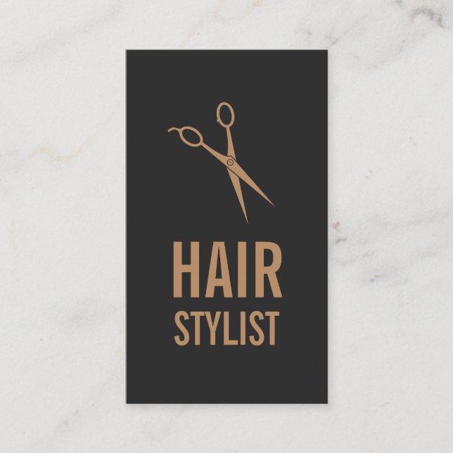 Hair Stylist Visitkort (Framsida)
