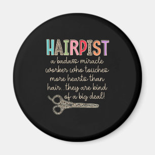 Hairapist Hairdresser Definition Funny Hair St Magnet
