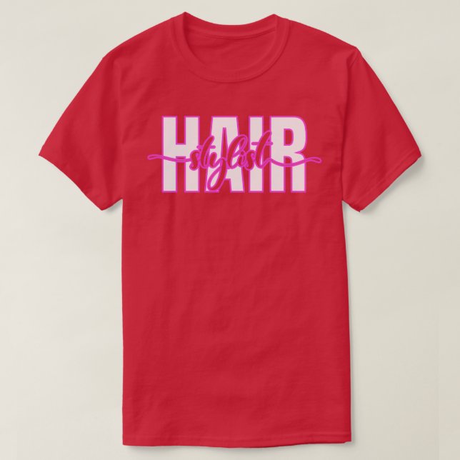 Hairapist Hairdresser Hair Stylist Classic TShirt T Shirt (Design framsida)