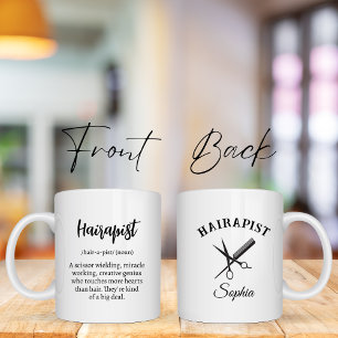 Hairapist Hairstylist Birthday Gifts Hairdresser Kaffemugg