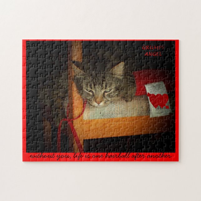 Hairball - Valenpuzzle Pussel (Horisontell)