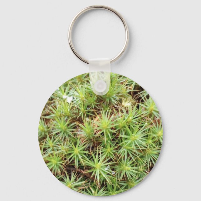 Haircap Moss Aluminum Keychain Nyckelring (Framsida)