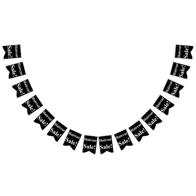 Haircut Sale Bunting Banner Vimplar (Alla)