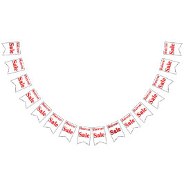 Haircut Sale Bunting Banner Vimplar