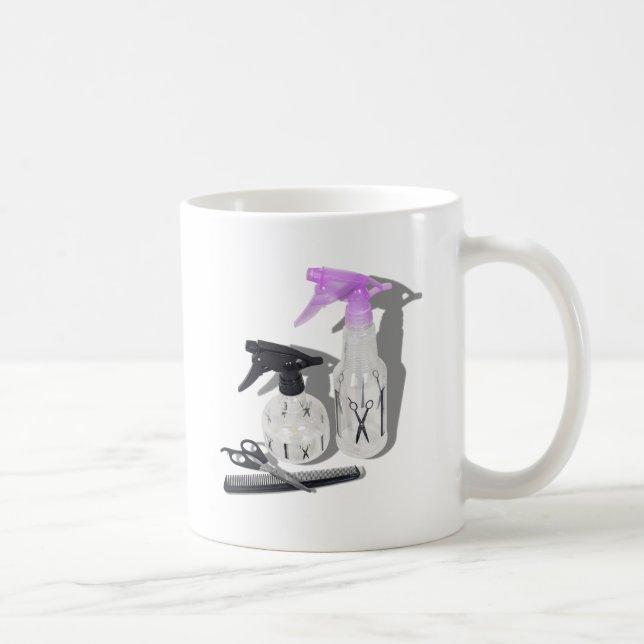 HaircutSprayBottle060910Shadows Kaffemugg (Höger)