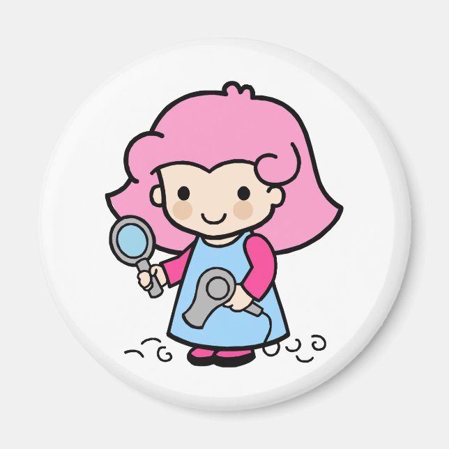 Hairdresser 2 magnet (Framsidan)