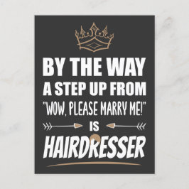 Hairdresser är Ultimate i appell. Gift Vykort