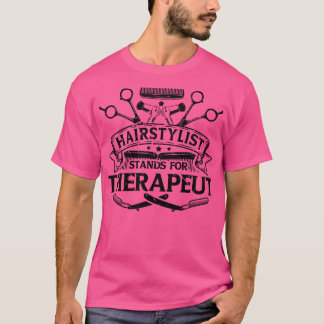 Hairdresser Barber Hairdryer Haircut Hairstylist T Shirt