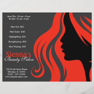 Hairdresser (brandbrick) reklamblad