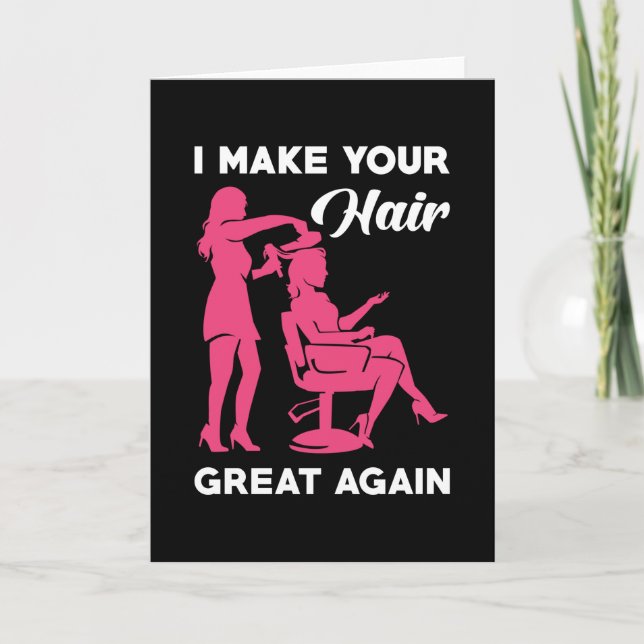 Hairdresser Gift Kort (Framsida)