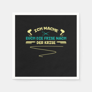 Hairdresser Hair Salon Scissors Hair Dryer Gift Pappersservett