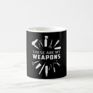 Hairdresser Hair Stylist Barber Weapons Gift Idea Kaffemugg
