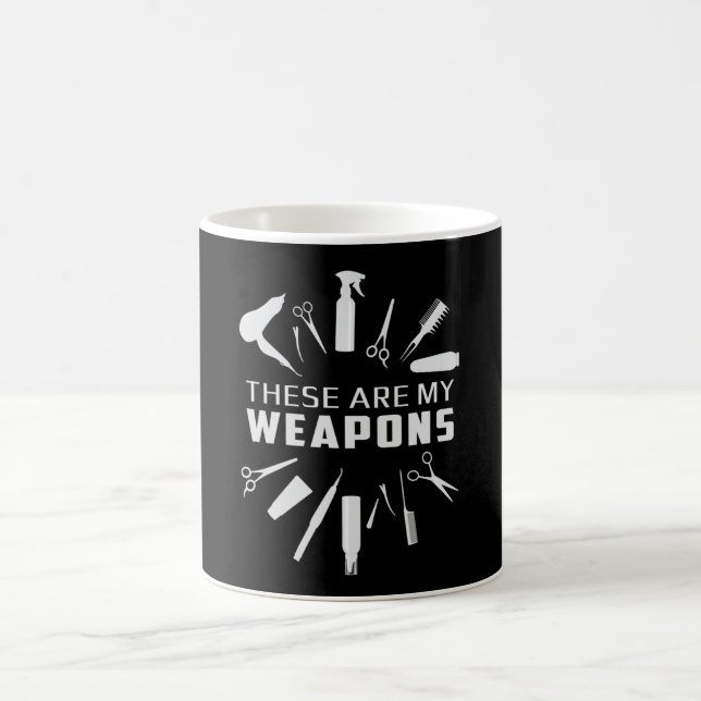 Hairdresser Hair Stylist Barber Weapons Gift Idea Kaffemugg (Center)