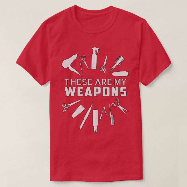 Hairdresser Hair Stylist Scissors Haircut Gift Ide T Shirt (Design framsida)