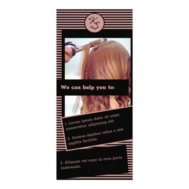 Hairdresser Hairstylist Salon Owner Best Friend Reklamkort (Framsidan)