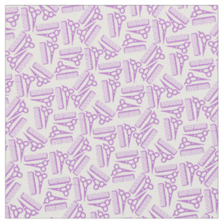 Hairdresser Hairstylist Scissors Fabric-Lila Tyg