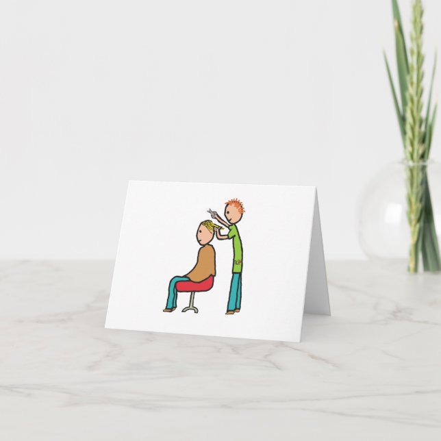 Hairdresser Kort (Framsida)