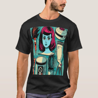 Hairdresser Mamma Pop Hair Stylist Mamma T Shirt