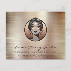 Hairdresser Nagel Pris List Ro Lash Brow Makeup Flygblad