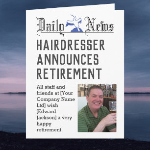 Hairdresser Pension Card för att anpassa Kort