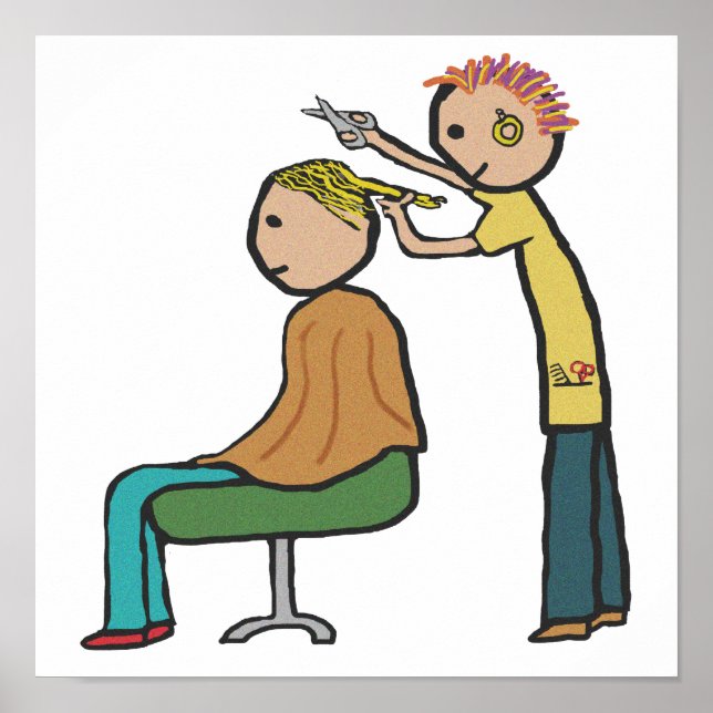 Hairdresser Poster (Framsidan)