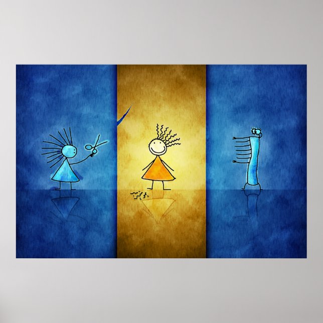 Hairdresser Poster (Framsidan)