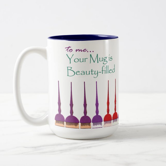 Hairdresser’s Beauty-fylld Mugg (Vänster)