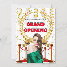 Hairdresser salon grand open VIP röd mattor
