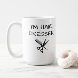 Hairdresser-skjorta, Hairstylist-skjorta, Beautici Kaffemugg