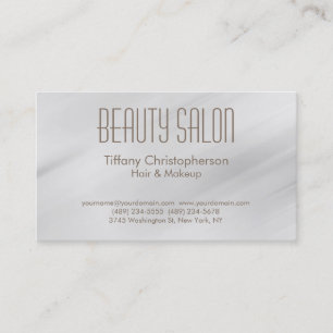 Hairdresser Stylist Beauty Salon Professionell Visitkort