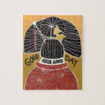 Hairdresser Stylist Bra Hair inspirational Pussel<br><div class="desc">Ett av en snäll hand illustrerade pussel! Perfekt för stilister,  hårfrisörer och mode framåt-individer!</div>