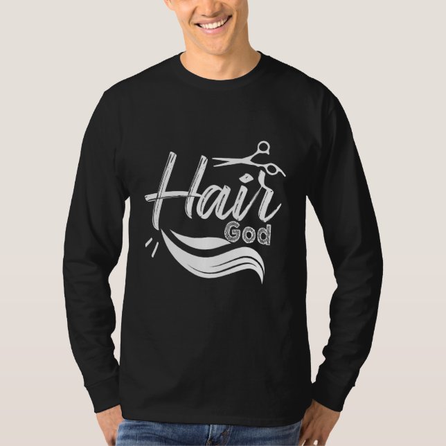 Hairdresser Stylist - Hairstyle Hair Hairguar Hair T Shirt (Framsida)