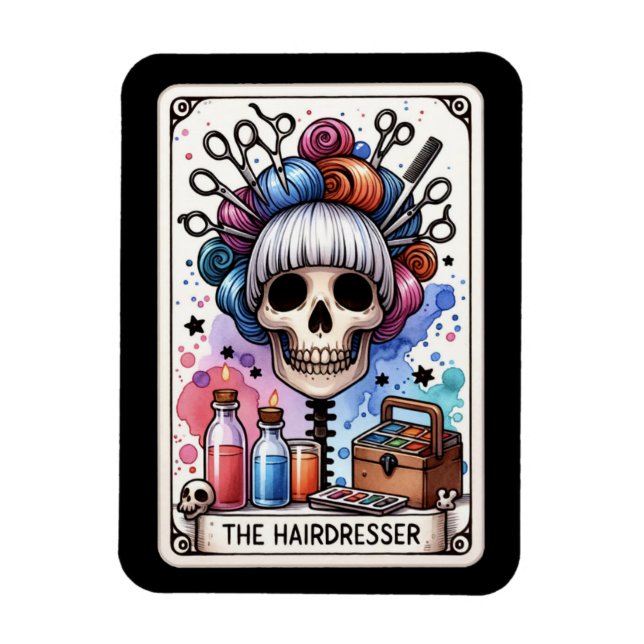 Hairdresser Tarot Card-magnet Magnet (Vertikal)
