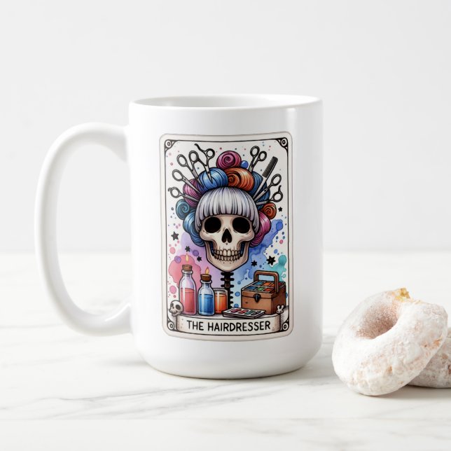 Hairdresser Tarot Card Mugg (Med munk)