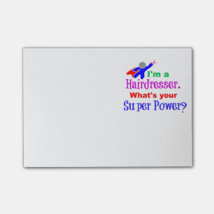 Hairdresser Toppen Power Post-it Block