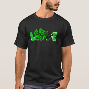 Hairdresser Verktyg Kärlek Shamrock Hairstylist St T Shirt