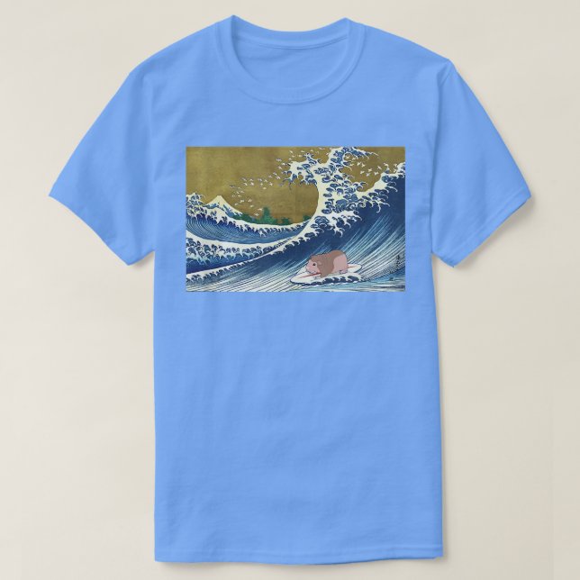 Hairless Guinea Gris T Shirt (Design framsida)