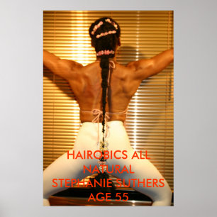 HAIROBICS ALLA NATURALS POSTER