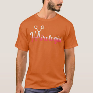 Hairolog Hairdresser Salon Scissor Hairstylist T Shirt