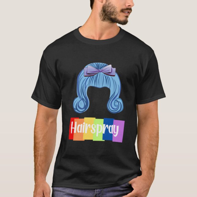 Hairspray, musikaliska teaterradion show t shirt (Framsida)