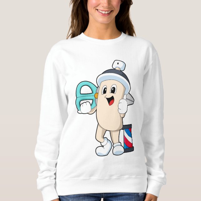 Hairspray som Hairdresser med sax T Shirt (Framsida)