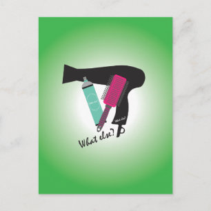 Hairstiles verktyg - Vad mer? Vykort