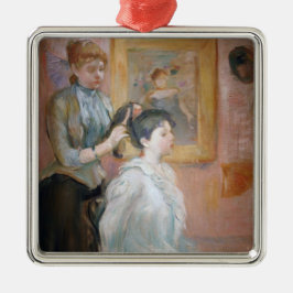 Hairstyle (av Berthe Morisot) Julgransprydnad Metall