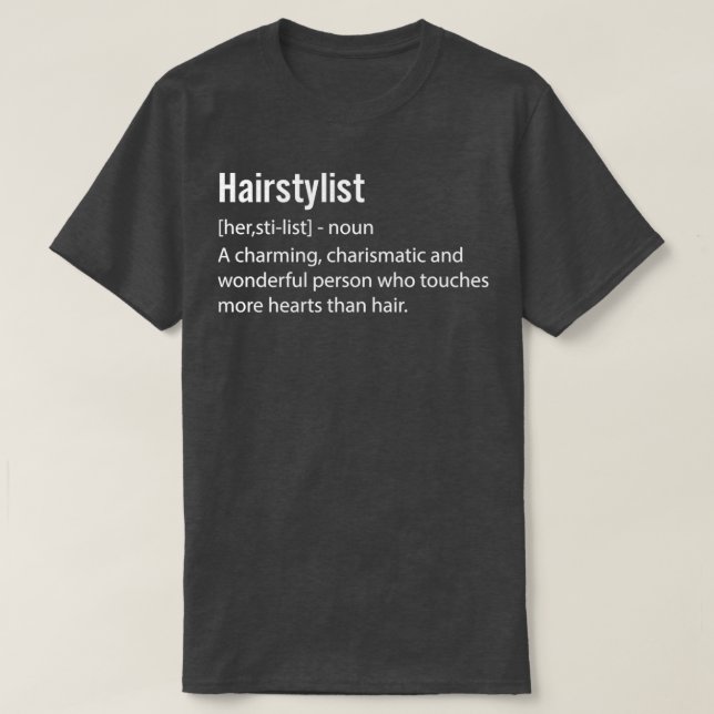 Hairstylist 1 t shirt (Design framsida)