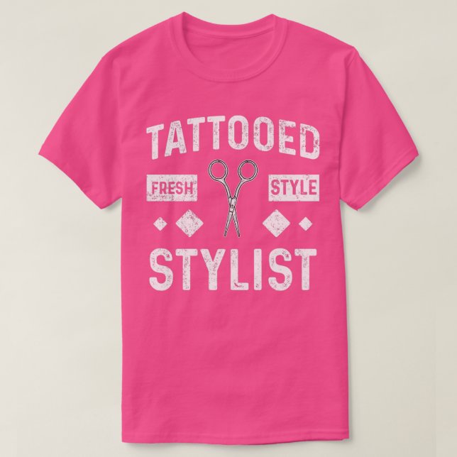 Hairstylist 2 t shirt (Design framsida)