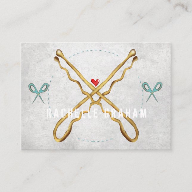 Hairstylist-affärskort, Hairpin-affärskort Tidsbeställning Kort (Framsida)