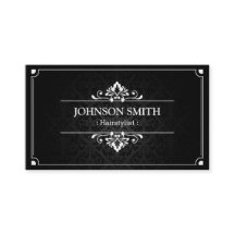 Hairstylist avtalingskort - skugga över skada