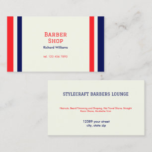 Hairstylist Barber Shop Visitkort