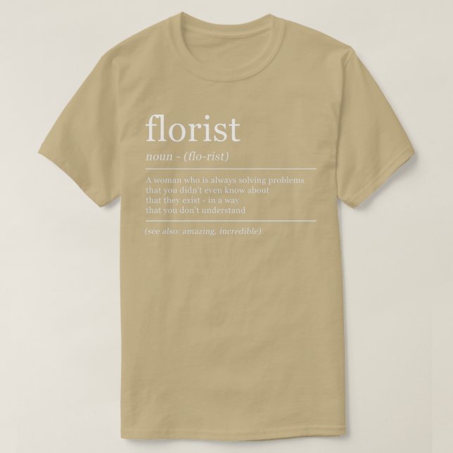 Hairstylist Funny Definition Humor Hairdresser T Shirt (Design framsida)