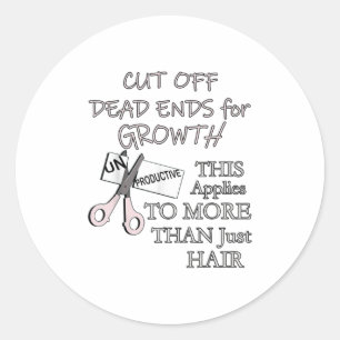 Hairstylist Gifts Hairdresser Funny Barber Quote Runt Klistermärke